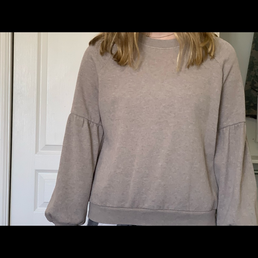american eagle baggy arm sweatshirt